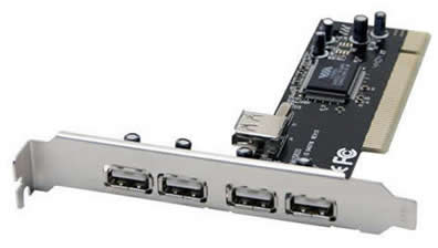ADAPTADOR PCI C/5 PUERTOS USB 2.0 :: Tienda Clic, computadoras, consumibles y productos de computacion línea