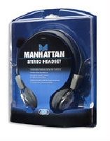 AUDIFONO CON MICROFONO MANHATTAN V3 LIGERO 2 :: Tienda Clic, computadoras, consumibles y productos de computacion línea