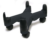 BASE AJUSTABLE PARA CPU CON RUEDAS NEGRA :: Tienda Clic, computadoras, consumibles y productos de computacion línea