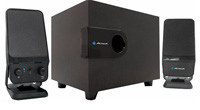 BOCINAS AXF-400 2.1 C/SUBWOOFER NEGRA ACTECK :: Tienda Clic, computadoras, consumibles y productos de computacion línea