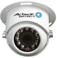 CAMARA MINI DOMO ACTECK A COLOR C/VISION NOCTURNA SECURITY :: Tienda Clic, computadoras, consumibles y productos de computacion línea
