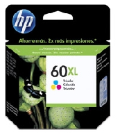 CARTUCHO HP 60XL TRICOLOR INKJET ALTO RENDIMIENTO (CC644WL) :: Tienda Clic, computadoras, consumibles y productos de computacion línea