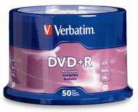 DVD+R VERBATIM 16 X 4.7GB C/50 PZAS :: Tienda Clic, computadoras, consumibles y productos de computacion línea