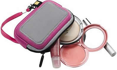 ESTUCHE CASE LOGIC P/CAMARA DIG. COMPACTA NEOPRENO ROSA :: Tienda Clic, computadoras, consumibles y productos de computacion línea