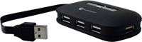 HUB 7 PUERTOS USB 2.0 TECH ZONE NEGRO :: Tienda Clic, computadoras, consumibles y productos de computacion línea