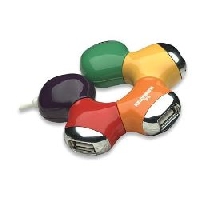 HUB USB 2.0 4 PUERTOS MANHATTAN MULTICOLOR :: Tienda Clic, computadoras, consumibles y productos de computacion línea