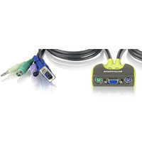 KVM SWITCH PS2 + AUDIO 2 CPUS IOGEAR :: Tienda Clic, computadoras, consumibles y productos de computacion línea