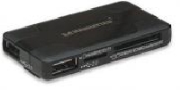 LECTOR DE MEMORIAS 40 EN 1 + 3 PTOS USB 2.0 MANHATTAN :: Tienda Clic, computadoras, consumibles y productos de computacion línea