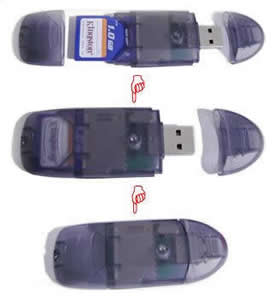 LECTOR DE MEMORIAS USB 2.0 24 EN 1 SABRENT :: Tienda Clic, computadoras, consumibles y productos de computacion línea