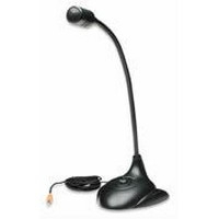 MICROFONO DE ESCRITORIO MANHATTAN FLEXIBLE NEGRO CON MUTE :: Tienda Clic, computadoras, consumibles y productos de computacion línea