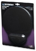 MOUSE PAD MANHATTAN TIPO GEL, NEGRO :: Tienda Clic, computadoras, consumibles y productos de computacion línea