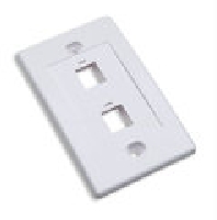 TAPA BLANCA PARA CAJA DE PARED INTELLINET, 2 SALIDAS :: Tienda Clic, computadoras, consumibles y productos de computacion línea