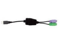 ADAPTADOR DE TECLADO Y MOUSE DE PS2 A USB