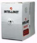 BOBINA CAT 5E INTELLINET CCA UTP 305M SOLIDA AZUL :: Tienda Clic, computadoras, consumibles y productos de computacion línea