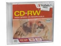 CD-RW VERBATIM 700MB 80MIN 4X-12X ALTA VELOCIDAD CAJA C/1PZA :: Tienda Clic, computadoras, consumibles y productos de computacion línea