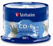 CD VIRGEN VERBATIM 52X 700MB/80MIN C/50 PZAS PLATA :: Tienda Clic, computadoras, consumibles y productos de computacion línea