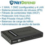 FIREWALL VPN C/UTM P/SEG.EN RED, 4LAN,1WAN,1DMZ :: Tienda Clic, computadoras, consumibles y productos de computacion línea