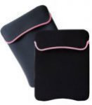 FUNDA DE NEOPRENO REVERSIBLE TECH ZONE P/PORTATIL 9"NEG/ROSA :: Tienda Clic, computadoras, consumibles y productos de computacion línea