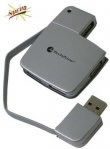 HUB 4 PUERTOS USB 2.0 TECH ZONE PLATA :: Tienda Clic, computadoras, consumibles y productos de computacion línea