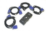 KVM SWITCH 4 PTOS USB 2.0 SABRENT C/JGO DE CABLES :: Tienda Clic, computadoras, consumibles y productos de computacion línea