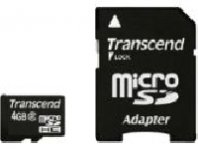 MEMORIA CARD MICRO SD 4 GB TRANSCEND C/ADAPTADOR :: Tienda Clic, computadoras, consumibles y productos de computacion línea
