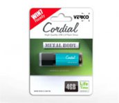 MEMORIA FLASH 4 GB USB 2.0 CORDIAL AZUL CIELO VERICO :: Tienda Clic, computadoras, consumibles y productos de computacion línea