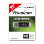 MEMORIA FLASH 8 GB USB 2.0 WANDERER NEGRA VERICO :: Tienda Clic, computadoras, consumibles y productos de computacion línea