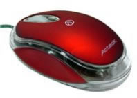 MINI MOUSE OPTICO ACTECK AM1000 ROJO USB :: Tienda Clic, computadoras, consumibles y productos de computacion línea