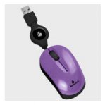MINI MOUSE OPTICO RETRACTIL ACTECK AM-400 PURPURA USB :: Tienda Clic, computadoras, consumibles y productos de computacion línea