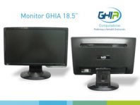 MONITOR LCD GHIA 18.5" WIDE SCREEN NEGRO ACABADO PIANO :: Tienda Clic, computadoras, consumibles y productos de computacion línea