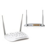 ROUTER TP-LINK 4 PTS WIRELESS 802.11N/G/B 300MBPS ADSL2+ MODEM 2 ANTENAS DESMONTABLES 3DBI :: Tienda Clic, computadoras, consumibles y productos de computacion línea