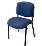 SILLA GENOVA ESTIBABLE AZUL ORLEANS/NEGRO :: Tienda Clic, computadoras, consumibles y productos de computacion línea