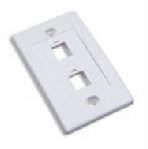 TAPA BLANCA PARA CAJA DE PARED INTELLINET, 2 SALIDAS :: Tienda Clic, computadoras, consumibles y productos de computacion línea