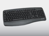 TECLADO ERGONOMICO CON DESCANSA MU?ECAS USB (EL-993186) :: Tienda Clic, computadoras, consumibles y productos de computacion línea