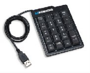 TECLADO NUMERICO MANHATTAN USB NEGRO :: Tienda Clic, computadoras, consumibles y productos de computacion línea